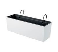 Maceta urbi case w , dimensiones (mm) 580x180x195, color blanco