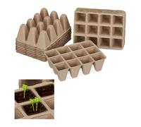 Macetas biodegradables, Bandejas germinación, Recipiente flores, Semilleros