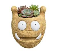 Macetas Bonitas,Decoración Moderna de Resina para Escritorio - Floreros para Plantas de Interior - para Hogar Oficina Escritorio Mesa Estantería Interior Exterior Jardín Patio Senda