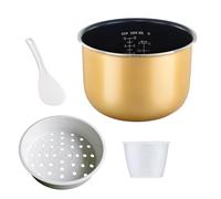 Macetas de arroz antiadherentes intercambiables de metal, opción de 3 L, 4 L, 5 L, ajuste universal, pieza de repuesto para electrodomésticos de cocina, ollas interiores