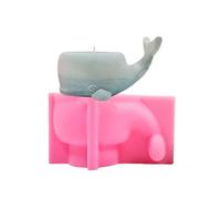Macetas de ballena moldes de silicona para yeso, resina epoxi, moldes de silicona hechos a mano