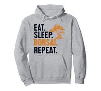 Macetas de bonsái Eat Sleep Bonsai Repeat Bonsái para interiores Sudadera con Capucha