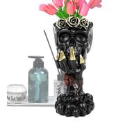 Macetas de Calavera para Plantas, decoración de Mesa, decoración de Mesa, decoración de jardín, no Escuchar, no Leer, no Decir, para el hogar, Halloween