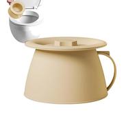 Macetas de dormitorio para mujer - Urinal de cama 1,5 L - Urinal de noche para el hogar | Para hombres, adultos, seniors, pacientes, campistas, conductores, hospitales, viajes por carretera, maison