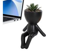 Macetas de figura para plantas de interior, macetas de personas, maceta con forma de cuerpo humano para mini plantas y otros tipos de aire