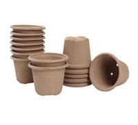 Macetas de iniciación para plántulas, transpirables, ligeras, macetas - Plantación de trasplante, trasplante, jardinería, cultivo, cultivo para flores, jardín, verduras al aire libre, invernadero