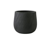 macetas de Interior Decorative Clay Flower Pots, Perfect For The Living Room: Pair Them with Minimalist-Style Houseplants(Negro,Pequeño)