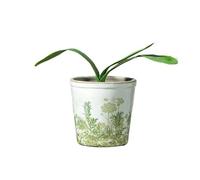 Macetas de Interior Sala de Estar Estilo jardín Vintage: maceteros cerámica Desgastados, diseñados específicamente for jardinería Jardineras de jardín(Green,Pequeño)