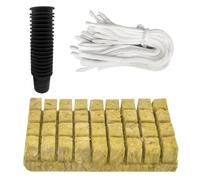 Macetas de Malla para Hidroponía - Cultivo Sin Suelo para Plántulas | Plugs De Arranque De Lana de Roca,Para Jardineros, Cultivadores, Agricultores, Huertos Urbanos, Ventanas, Balcones, Vegetales, Fru