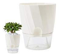 Macetas de plantas de interior - Modern Flower Plant Containers | Daisy Jasmine Orchid Aloe Watering Pot, Large Water Storage, Stylish Home Garden Accessories, ideal for Living Room