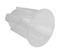 Macetas de plástico transparente con orificios de drenaje para orquídeas y suculentas, macetas transpirables para uso en el hogar, balcón y oficina (16 cm)