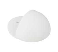 Macetas de plástico transparente montadas en la pared para uso en interiores y balcones, macetas de pared suculentas que ahorran espacio, cestas verticales ligeras para hierbas y bonsái (medio círculo