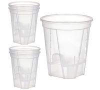 Macetas De Riego Automático: Juego De 5 Piezas, Macta De Raíz Con Drenaje De Depósito Profundo, Maceta De Orquídeas Con Orificio De Drenaje, Maceta Para Plantas De Interior Y Exterior | Siste