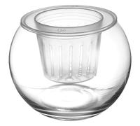 Macetas de riego automático, macetas de jardín con cristal, de cultivo hidropónico para jardín, kit de iniciación, acuario pequeño, 15 x 15 x 11 cm