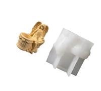 Macetas de silicona flexible con figura de ángel para hormigón, suculentas, soporte creativo para bolígrafos, herramienta para hacer macetas de jardín de silicona