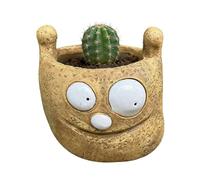 Macetas Divertidas para Plantas | Resina Maceteros Pequeños Decorativos con Expresión Facial | Maceteros Divertidos con Caritas,para Hogar Oficina Escritorio Mesa Estantería Interior Exterior Jardín P