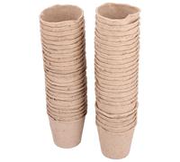 Macetas para germinación de semillas, macetas biodegradables de 8 cm que mejoran el crecimiento y la tasa de supervivencia de las plántulas,