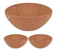 Macetas para plantas, cestas colgantes, juego de 3 insertos para macetas para decoración interior y exterior, jardín, balcón, alféizar de ventana