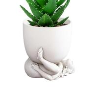 Macetas para Plantas Suculentas - Maceta Body Art Femenina, macetero estético creativo para bonsái de cactus, pequeño macetero decorativo práctico para plantas de interior y oficinas | maceta
