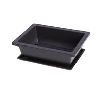 macetas plástico 3 con bandejas para suculentas y cactus