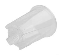 Macetas suculentas de plástico transparente con agujeros de aire para drenaje, adecuadas para orquídeas y otras plantas pequeñas en el jardín del hogar (10 cm)