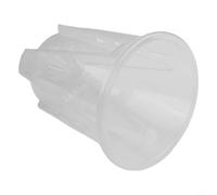 Macetas suculentas de plástico transparente con agujeros de aire para drenaje, adecuadas para orquídeas y otras plantas pequeñas en el jardín del hogar (16 cm)