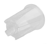 Macetas transparentes para orquídeas hechas de plástico con agujeros de drenaje, diseño transparente que apoya el crecimiento de plantas suculentas en balcón, jardín y áreas de oficina (10 cm)