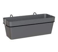 Macetero Artevasi Capri Rectangular 50 cm Gris Antracita con Reserva de Agua