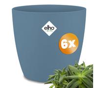 Macetero Bruselas juego de 6 azul 16x15cm 2,2L