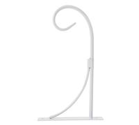 Macetero colgante moderno para balcón, color blanco, 26,00 x 15,00 x 2,80 cm, para exteriores