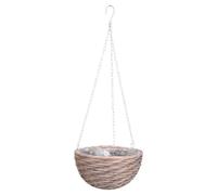 MACETERO COLGAR MIMBRE NATURAL 30x16 CM