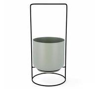 Macetero con Soporte Vinthera Moa Verde Metal 18 x 18 x 39 cm (6 Unidades) - Marca: Vinthera - EAN: 8414793749015