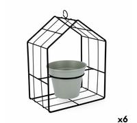 Macetero con Soporte Vinthera Moa Verde Metal 20 x 13 x 27 cm (6 Unidades) - Marca: Vinthera - EAN: 8414793749008