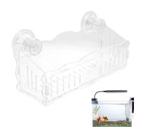 Macetero con Ventosa, Soporte para Plantas para peceras | Portavasos acrílico para Plantas acuáticas - Maceta Transparente para Acuario, macetero para decoración de paisajes acuáticos