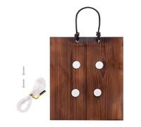 Macetero de Madera para Pared - Panel Colgable para Pared | Portahelechos Rústico para Cocina, Salón, Recibidor, Entrada, Porche, Patio, Dormitorio