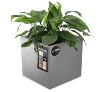 KADAX Macetero de plástico Macetero cuadrado antracita 39 cm