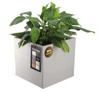 Macetero de plástico KADAX, 40 cm, gris