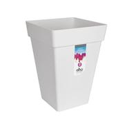 Macetero Elho Loft Urban Cuadrado Alto 30 cm Blanco 19 L Plástico Reciclado