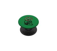 Macetero gótico Venus Flytrap Skull Plant Carnívoro PopSockets PopGrip Adhesivo