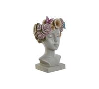 Macetero Home ESPRIT Gris Multicolor Fibra Magnesio Chica 32 x 28 x 53 cm - Marca: Home ESPRIT - EAN: 8424002173364