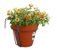 Macetero jardín terracotta 20x28cm 3L incl soporte plantas
