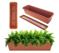 Macetero KADAX incl. soporte, con o sin asas, terracota, 80 cm