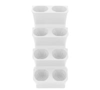 Macetero montado en la pared - Macetero vertical para exteriores, juego de 4 unidades | estantería vertical multicapa para flores decoración del hogar para terraza, salón, lugar de trabajo, balcón
