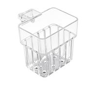 Macetero para acuario - Maceta transparente colgante, cesta para plantas acuáticas, para cultivo interior doméstico y decoración para oficina y bañera para peces e hidropónicos