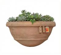 Macetero para la Pared Vaso a Muro, Terracota Resistente a heladas, Calidad de Terracota Italiana, Ideal para el jardín, balcón y terraza