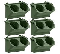 Macetero para plantar en pared, 6 piezas para colgar en la pared, maceta de jardín vertical con bolsillo para pared y riego automático para interiores y exteriores