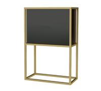 Macetero rectangular de metal, para jardín, para interiores y exteriores, para uso comercial, restaurante, patio, porche, divisor (negro, 60 x 90 cm)