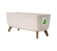 Maceteros Inserto Pies Balcón Maceta Plástico/Madera 60cm 4 Colores