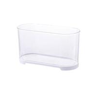 Maceteros para Pecera Acuario de Escritorio HD Transparente de acrílico pequeño, Acuario for Peces de Colores, Tanques de cría de Peces pequeños Decorativo(Blanco,32cm*14.4cm*16cm)