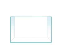 Maceteros para Pecera Acuario de Vidrio con Forma de Tortuga Rectangular, Estilo península, de Primera Calidad, Ultra Transparente, sin Bordes Decorativo